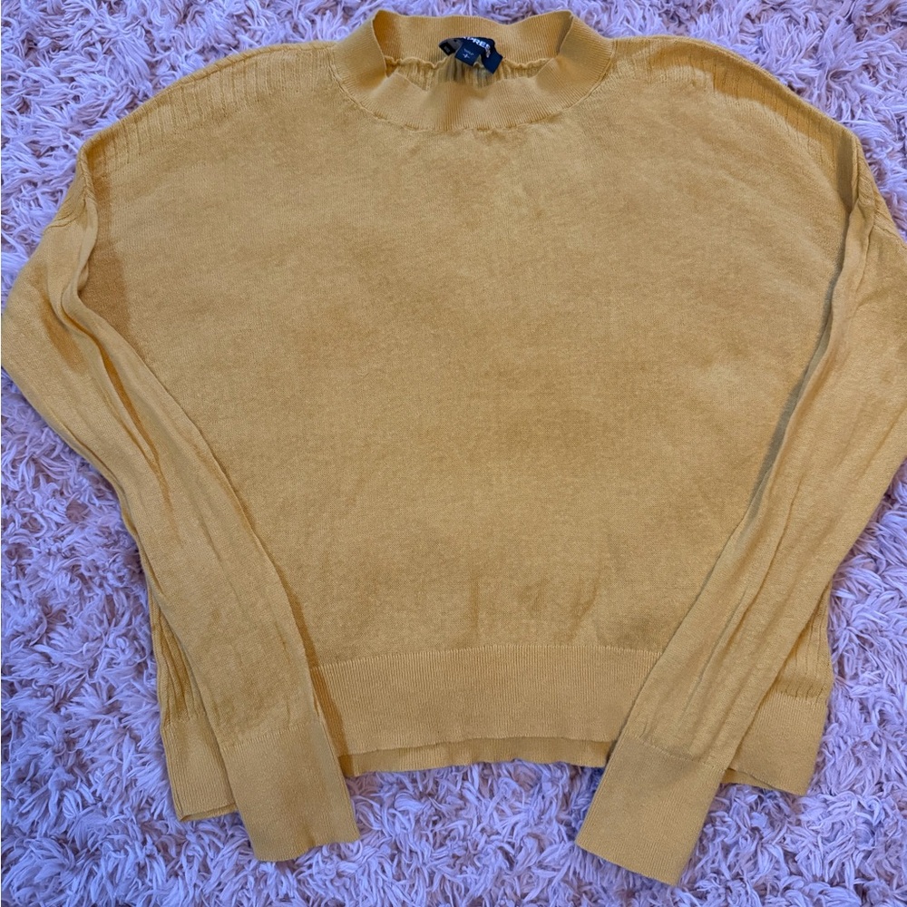 Express Yellow Women's Sweater